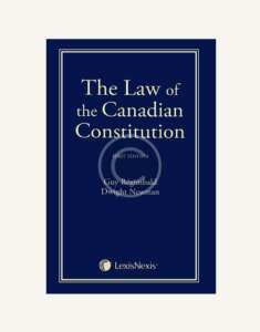 The Law of Canadian Constitution